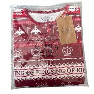 NWT Holy Pals King of Kings‎ one piece footed pajama sleeper size 18 - 24 months
